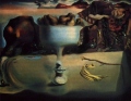 apparition of face and fruit dish on a beach, 1938