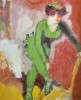 woman in green panty, kees van dongen, 1905
