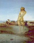 girlwithcurls, salvador dali, 1924