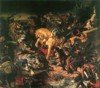 battle near Taillebourg, delacroix, 1835-37