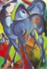 blue fillies, franz marc