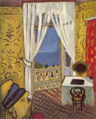 interior with violincase