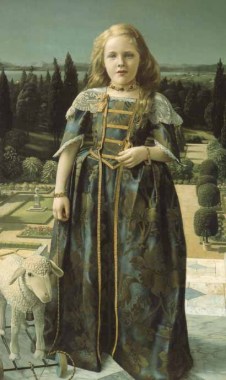 girl in renaissance costume