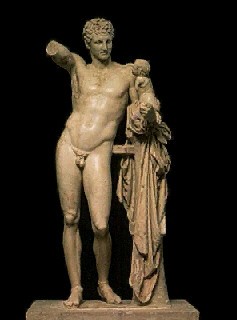 hermes with the infant dyonysus