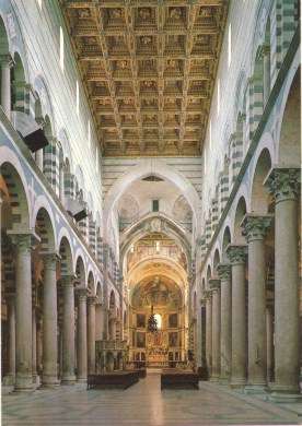 interior of the dom of pisa